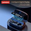 Lenovo QT81 Bluetooth 5.0 Vezeték Nélküli Fülhallgató Töltőtokkal, Fekete, Fekete, Fekete, Fekete, Fekete
