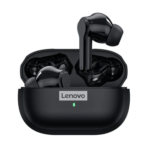 Lenovo Thinkplus LP1S Bluetooth 5.0 Vezeték Nélküli Fülhallgató Töltőtokkal, Fekete, Fekete, Fekete, Fekete, Fekete