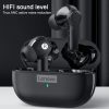 Lenovo Thinkplus LP1S Bluetooth 5.0 Vezeték Nélküli Fülhallgató Töltőtokkal, Fekete, Fekete, Fekete, Fekete, Fekete